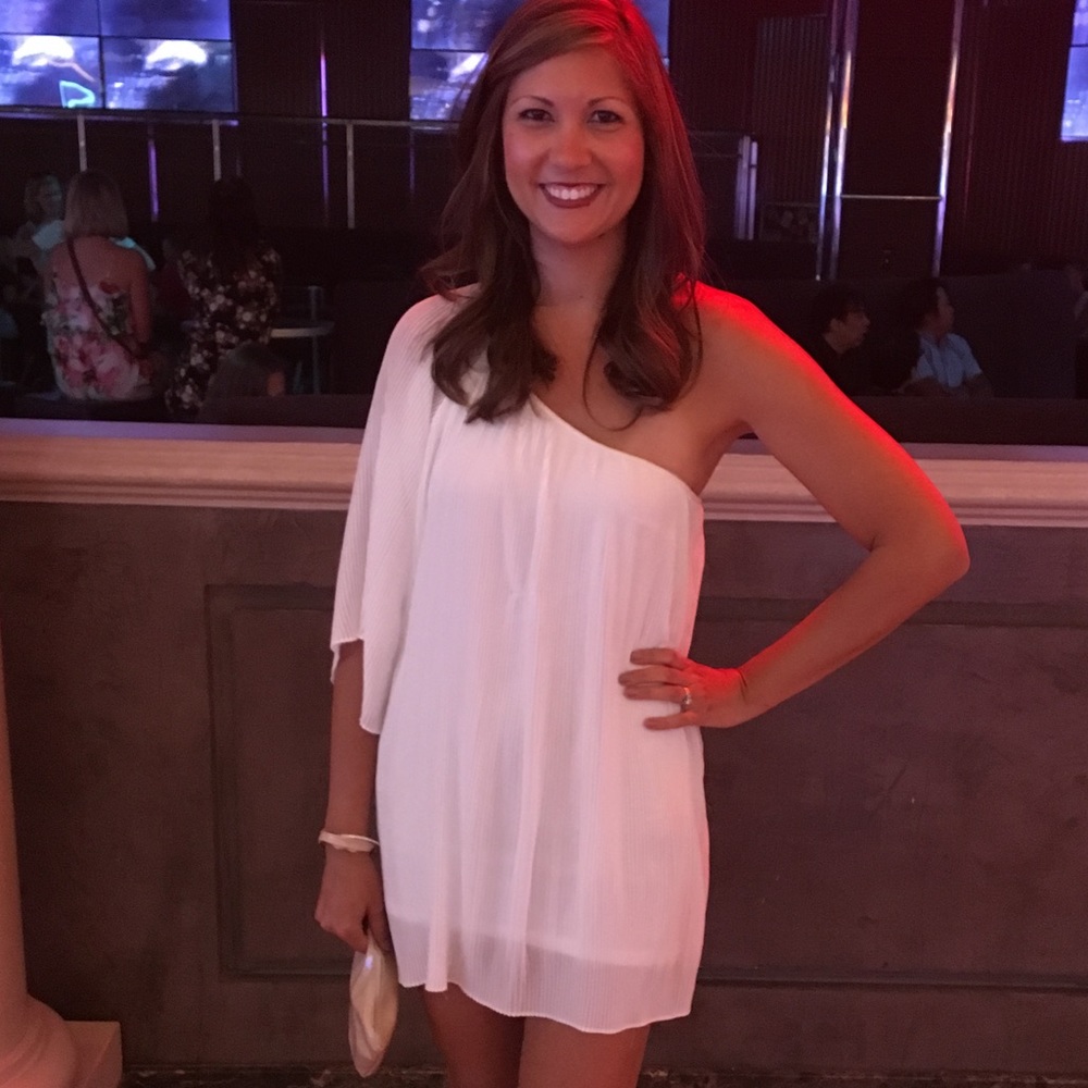 White goddess dress
